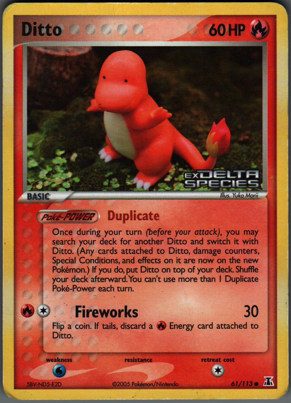 Ditto 61/113 (Promo) Delta Species Pokemon Near Mint