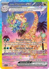 Alolan Exeggutor ex - 242/191 (NM)