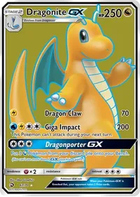 Dragonite GX - 67/70 (NM)