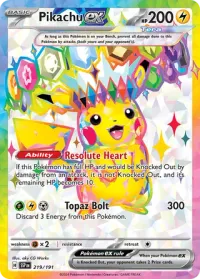 Pikachu ex - 219/191 (NM)