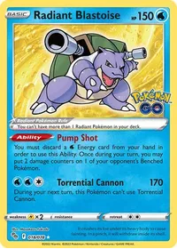 Radiant Blastoise - 018/078 (NM)