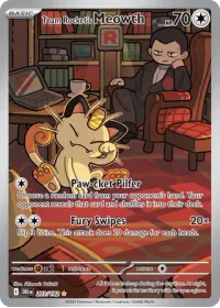 Team Rocket's Meowth - 203/182 (NM)